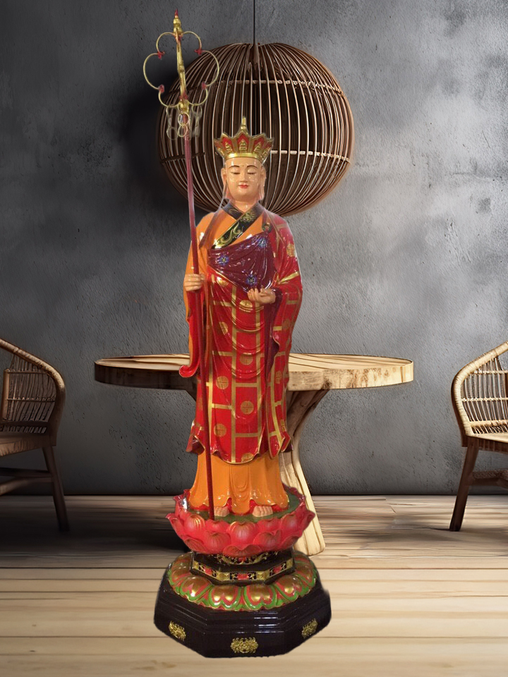 Tôn tượng Địa Tạng, cao 2m